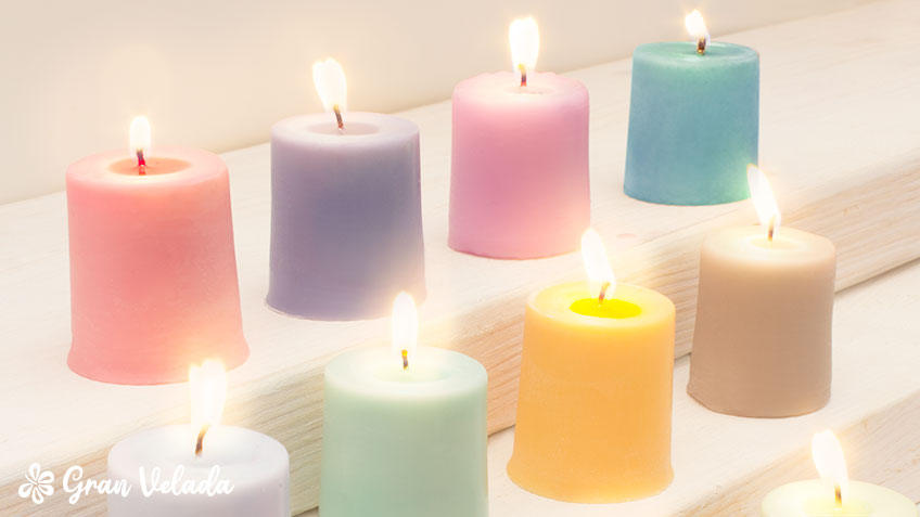 El color de las velas esotéricas y su significado