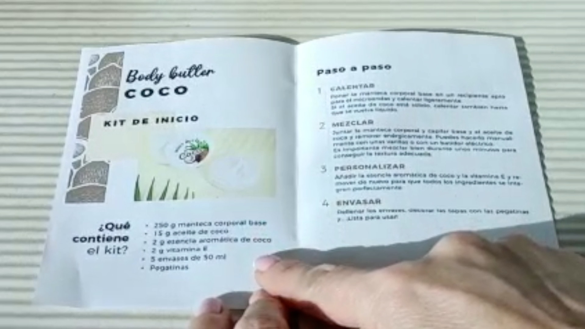 Kit cómo hacer body butter coco 5