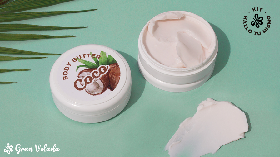 Kit cómo hacer body butter coco 7