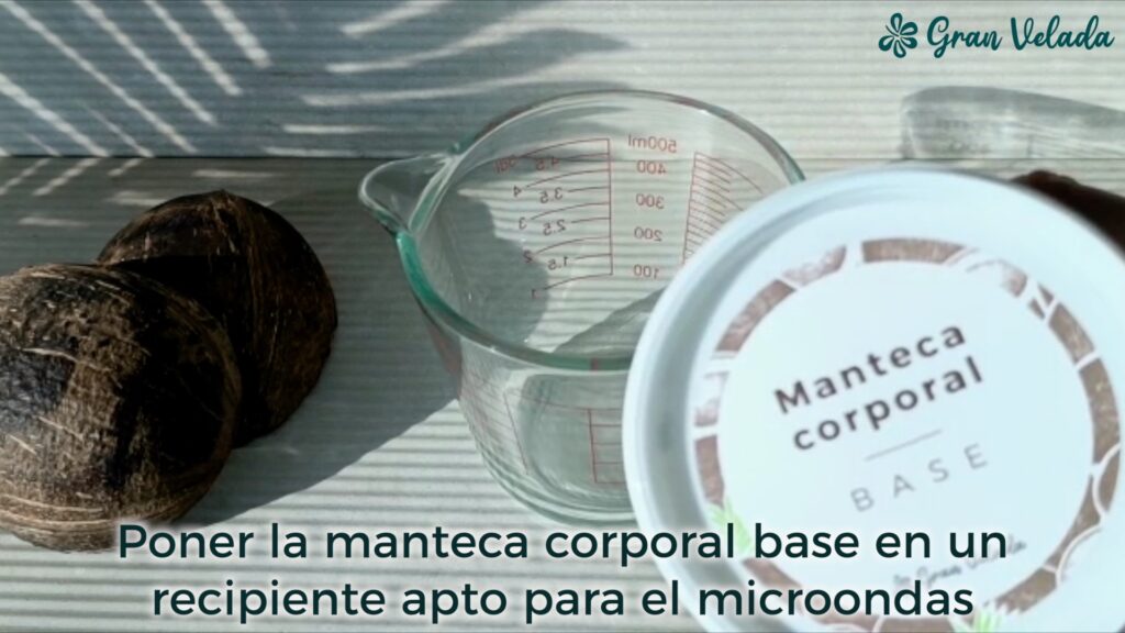 Kit cómo hacer body butter coco paso 1