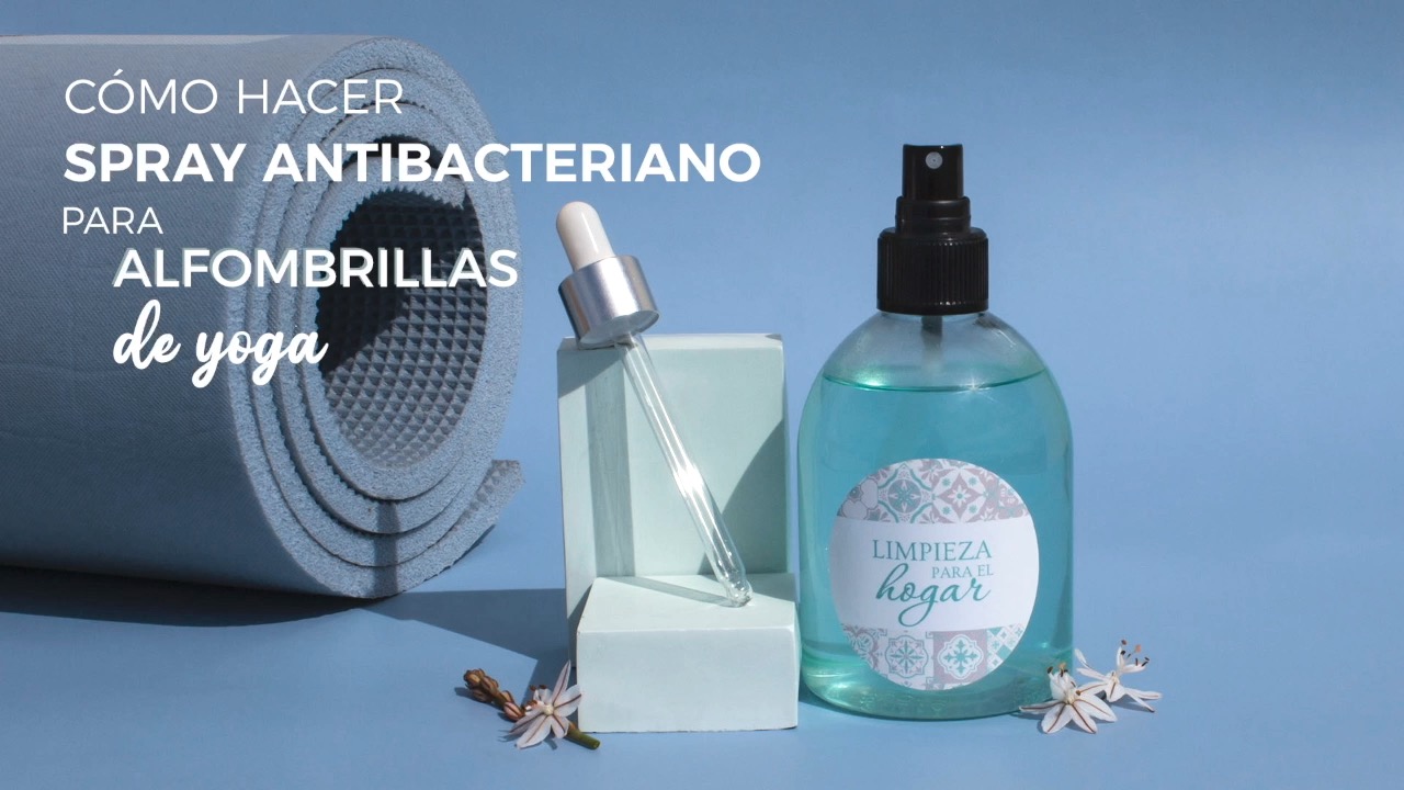 hacer spray natural tapetes yoga